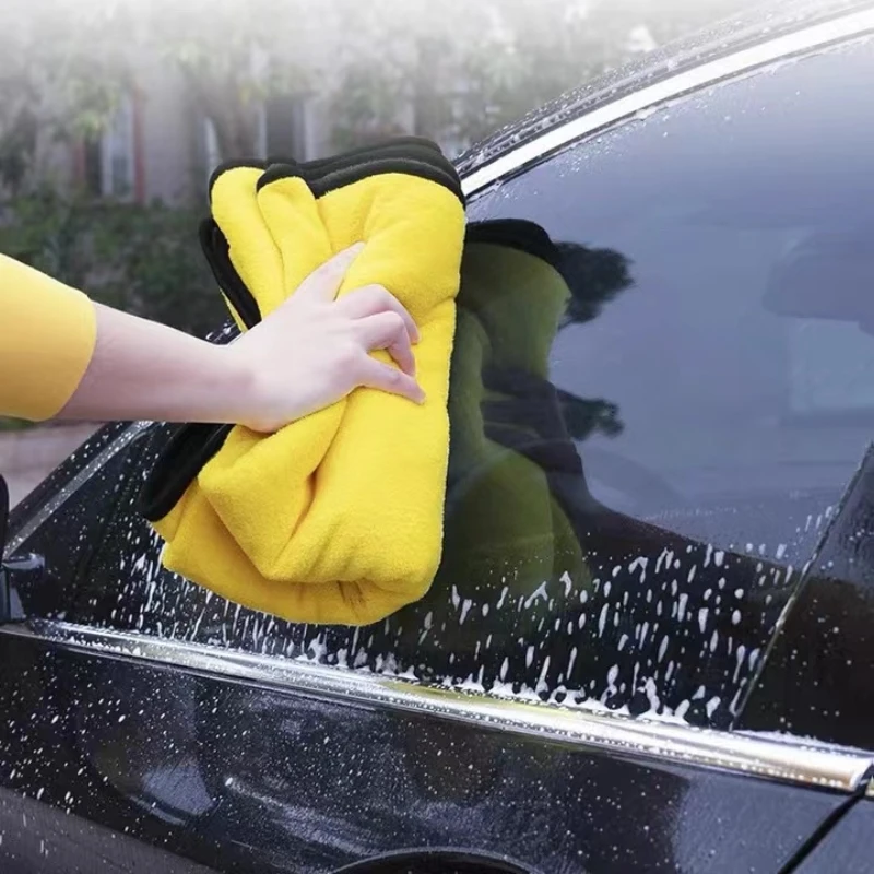 Microfiber Towel Thickened Truck Car Super Absorbent Car Wash Cleaning Drying Extra Large Size