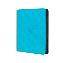 Deluxe 9 - Pocket Trading Card Binder with Double - Sided Display and Portable Storage (TBN252 - AQUA - ZL)