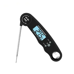 Ultra - Fast Digital Cooking Thermometer - Precision Tool for Grilling and Culinary Excellence (Burgundy)