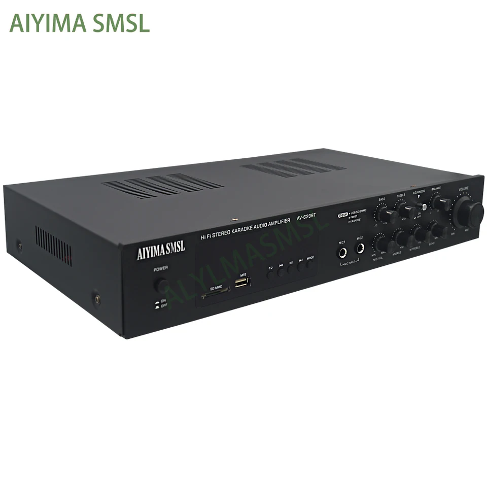 AIYIMA SMSL Bluetooth AV Amplifier 5.1 1000W High Power Karaoke