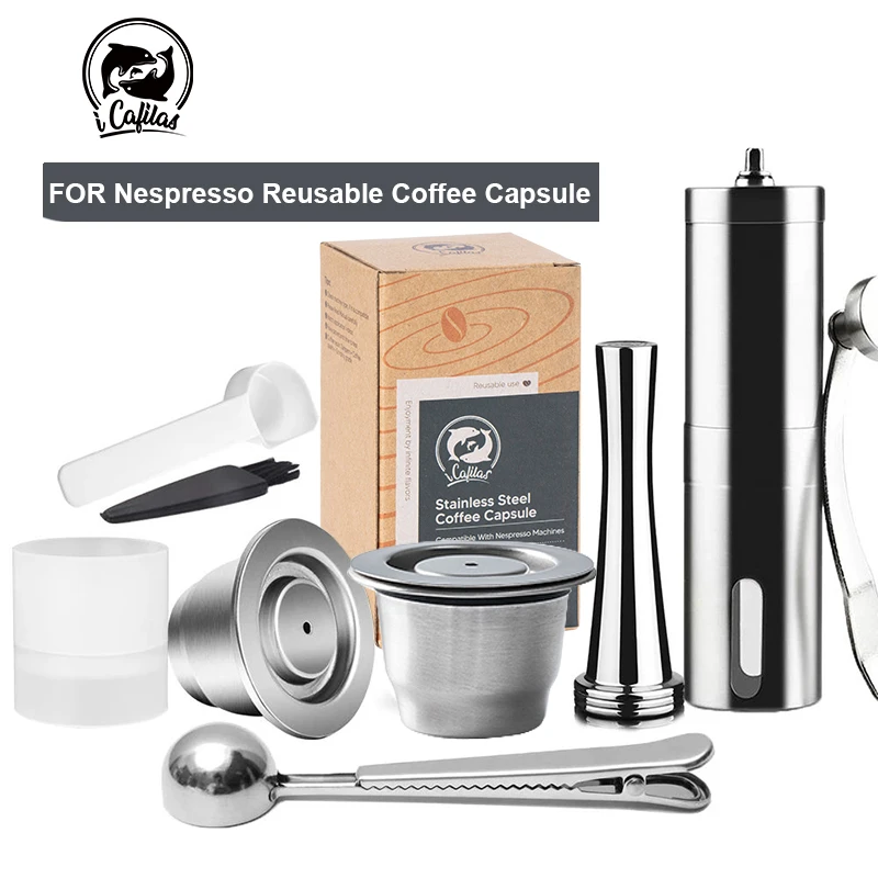 Nespresso Stainless Steel Reusable Coffee Capsule Nespresso Reusable