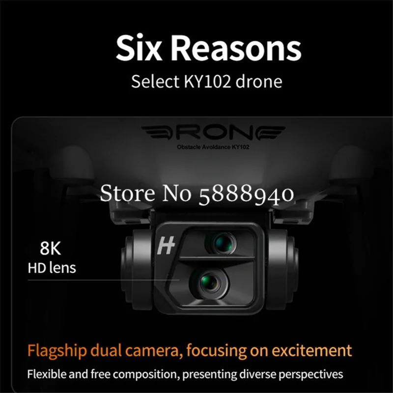 Drone Enfant 4K 8K avec Caméra 1800mAh Batterie Double/Jouet Plie