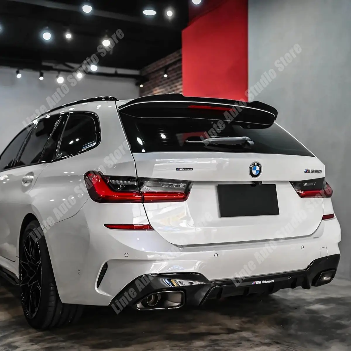 Rear Spoiler For BMW 3 Series G21 Touring 320i 330i 330d 330e M340i M340d 2019-2024 Car Trunk Roof Tail Wing Splitter Body Kits 1