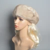 Winter Woman Cap 2025 Polar Hats Full Pelt Mink Fur Hats New Style Octagonal Hat Diamond Solid Luxury Top 100% Real Lady Fur Hat 5