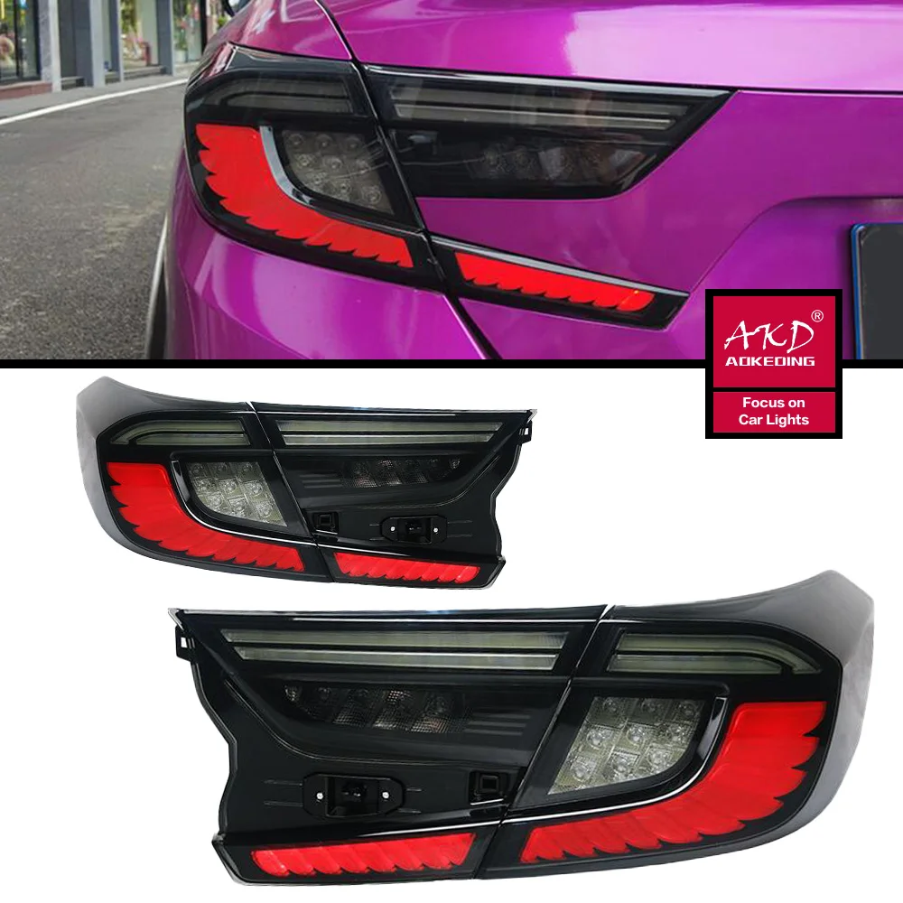 

Tail Light For Accord G10 2018-2021 Taillights Rear Lamp LED DRL Running Signal Brake Reversing Parking light Facelift