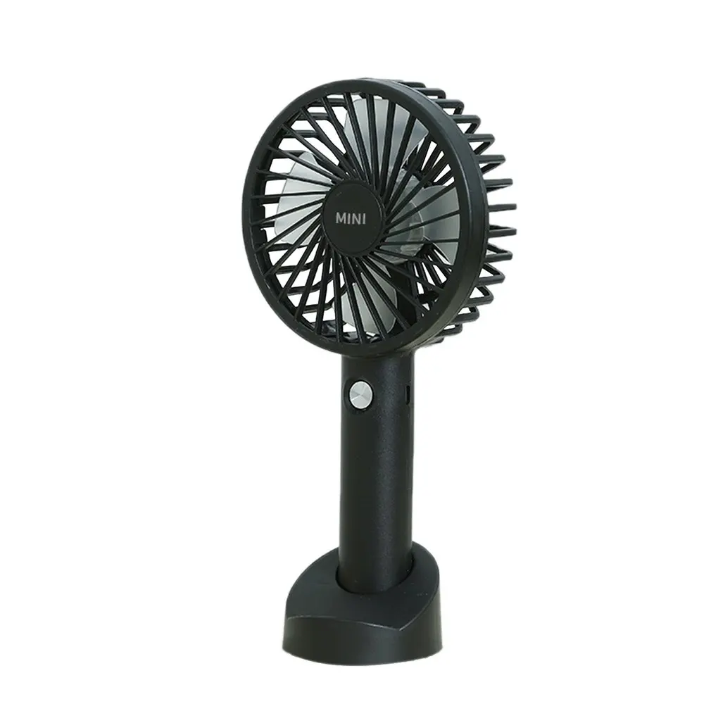

1200mAh USB Rechargeable Fan Mini Handheld Air Cooling Fan Desktop Ventilation Fan With Base 3 Modes For Travel Outdoor Cooler