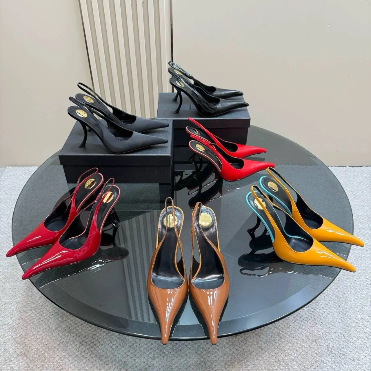 Women's High-Heeled Sandals - Side View