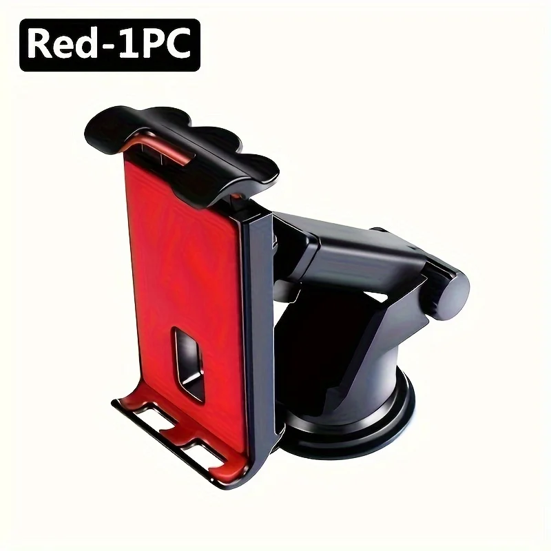 Universal Dashboard Car Mount for Tablets/Phones - Adjustable 4-11"" Suction Holder for Enhanced GPS Navigation