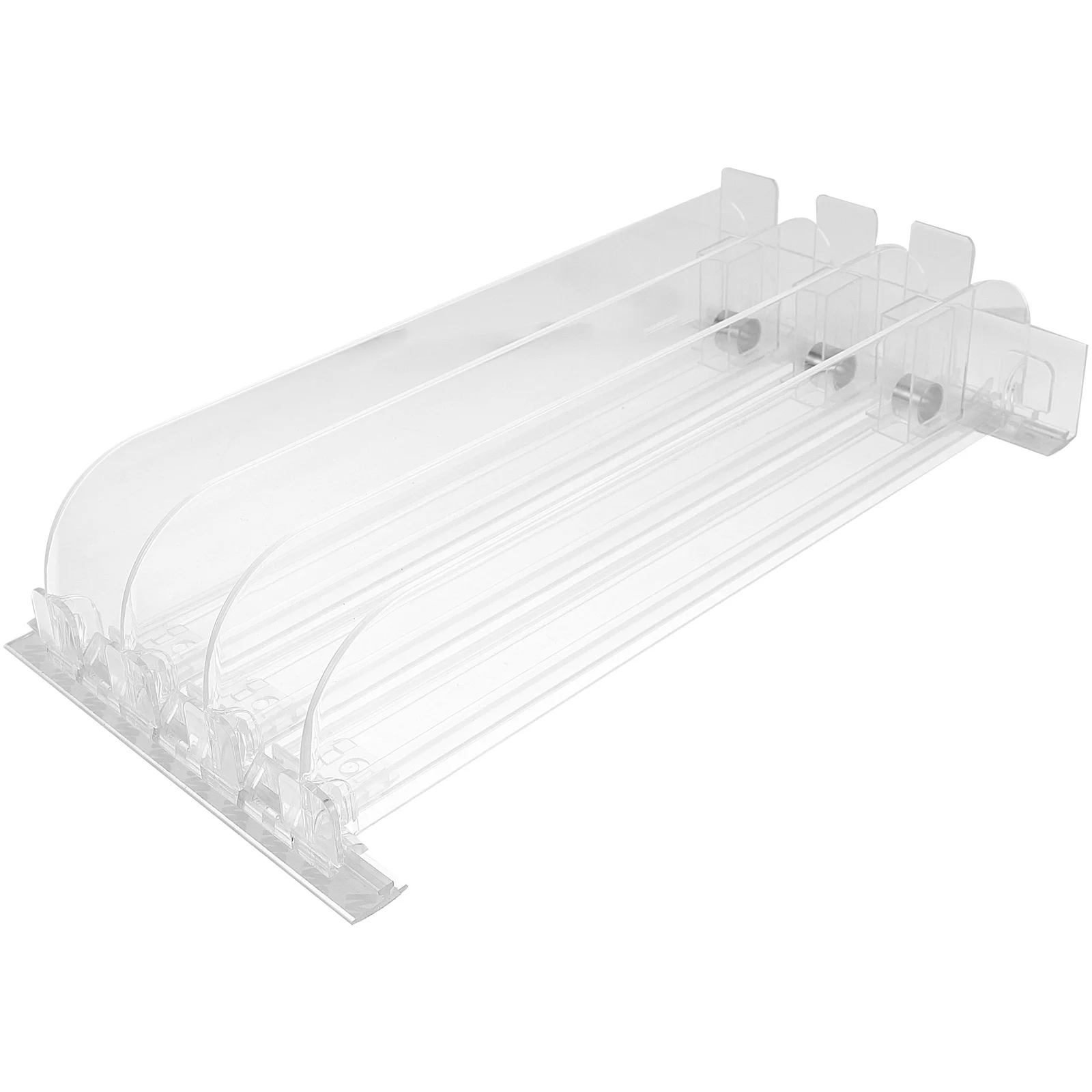 

Drinking Pushers Self Pushing Can Organizer Plastic Shelf Pusher Drink Organizer For Fridge Replenishment Tool Trays