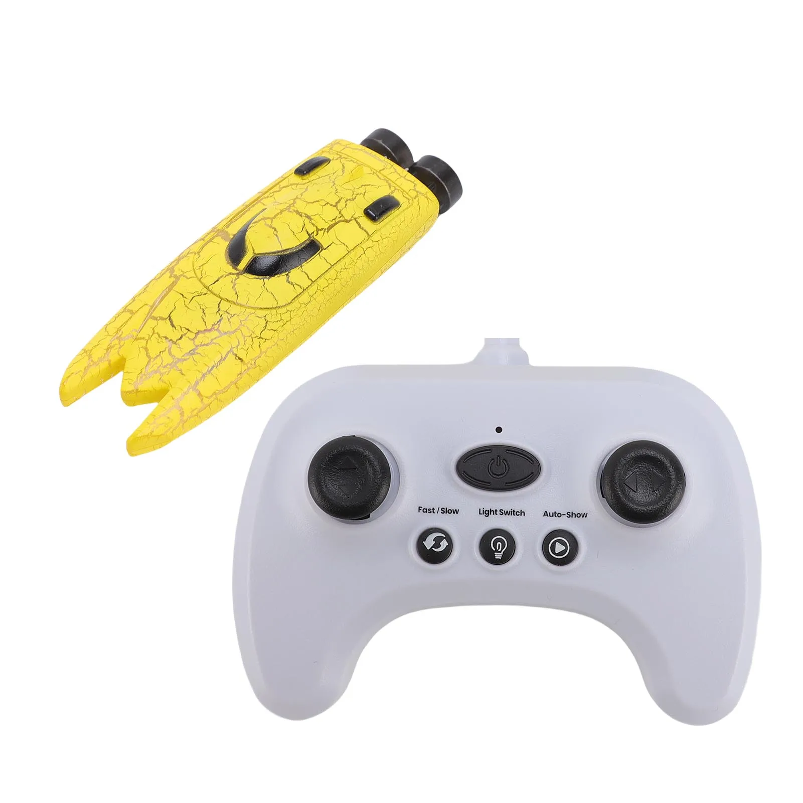 Description Picture 4 of itemRC Boat Mini Remote Control Boat with Light 2.4G 360° Rotation Rechargeable Waterproofing RC Racing Boat Swimming Pool Toys