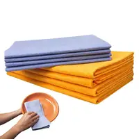 Car Washing Towels 8pcs Super Absorbent Shammy Cloth Reusable Kitchen Chamois Towel Quick Dry Wash Cloth Home Car Cleaning Tools 1