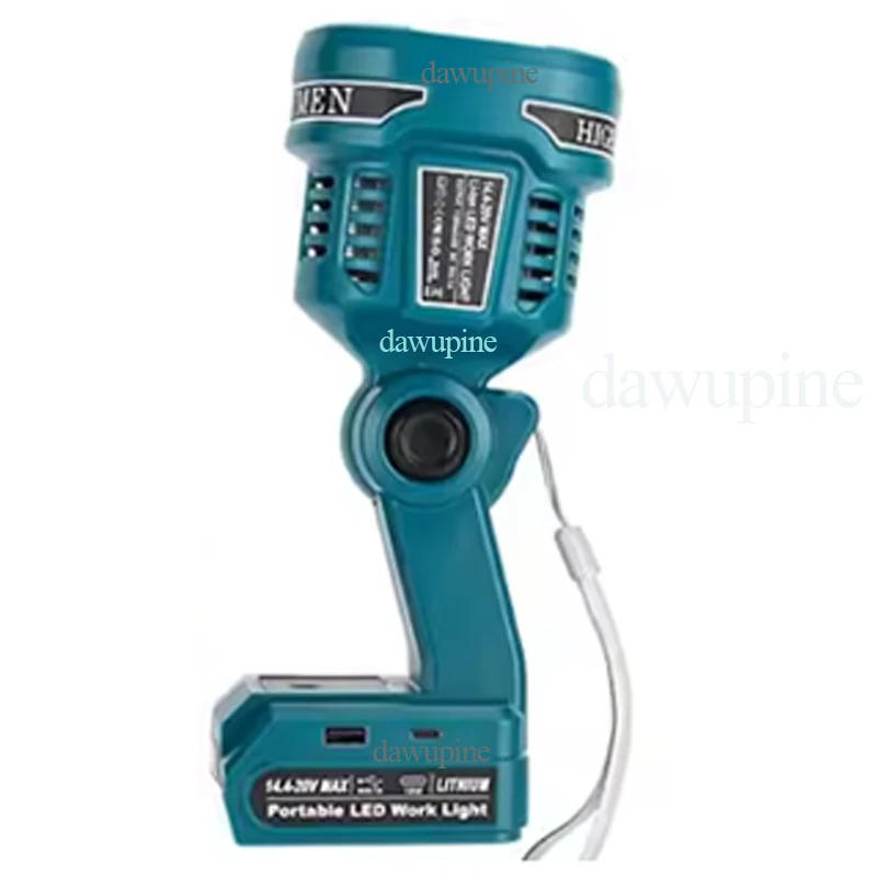 Portable Outdoor Foldable Flashlight LED Lighting Emergency Lamp Night Work Spotlight Torch Makita 18V Li-ion Battery BL1830