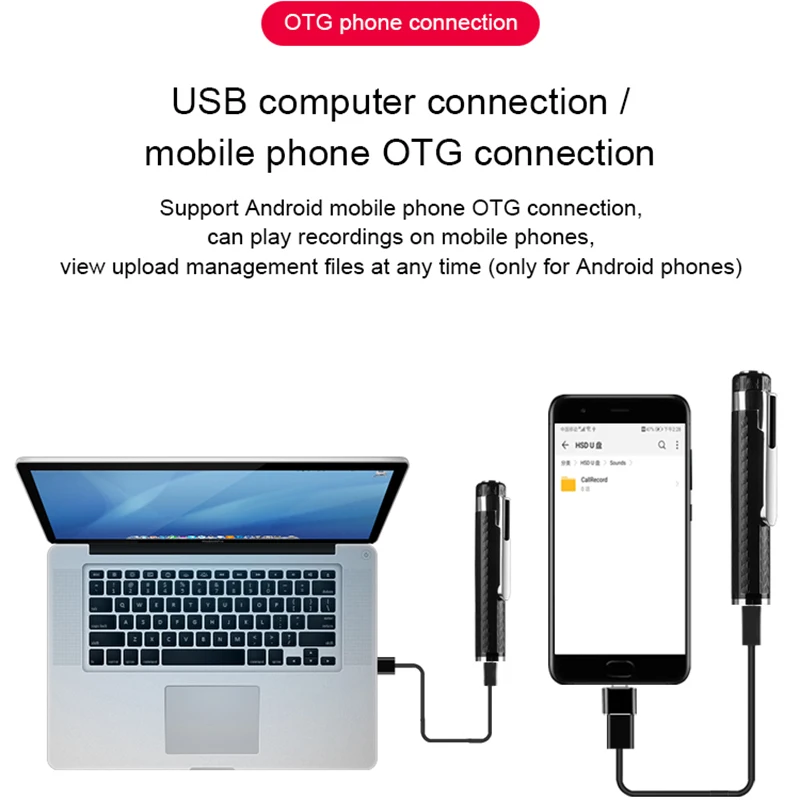 Professional Voice Recorder Pen | Compact Audio Gadget