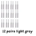 12 pairs light gary