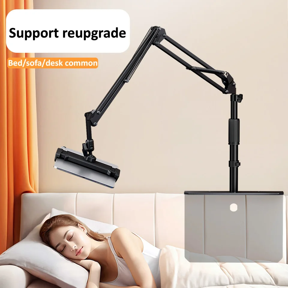 Outmix-telescópica Bed Stand Tablet Braço Preguiçoso Cama Mesa Tablet Mount Mini Ipad Clip Telefone 4129 - Imagem 2