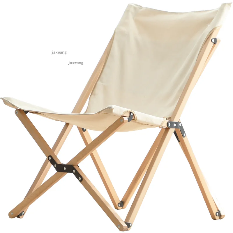 outdoor beach chairs Single Folding Chairs Portable Cafe Lazy Chaise Lounge Balcony Leisure Recliner Outdoor Camping Beach Chair portable chair ultralight folding outdoor camping chairs garden park single lazy reclining chair hiking beach fishing chair