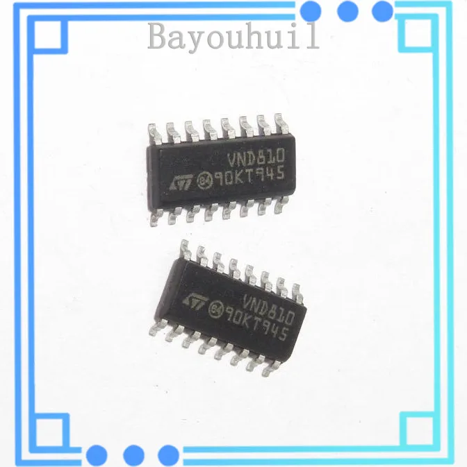 

10PCS VND810PTR-E New Original SOP-16 Double Ch High Side VND810PTR-E VND81013TR
