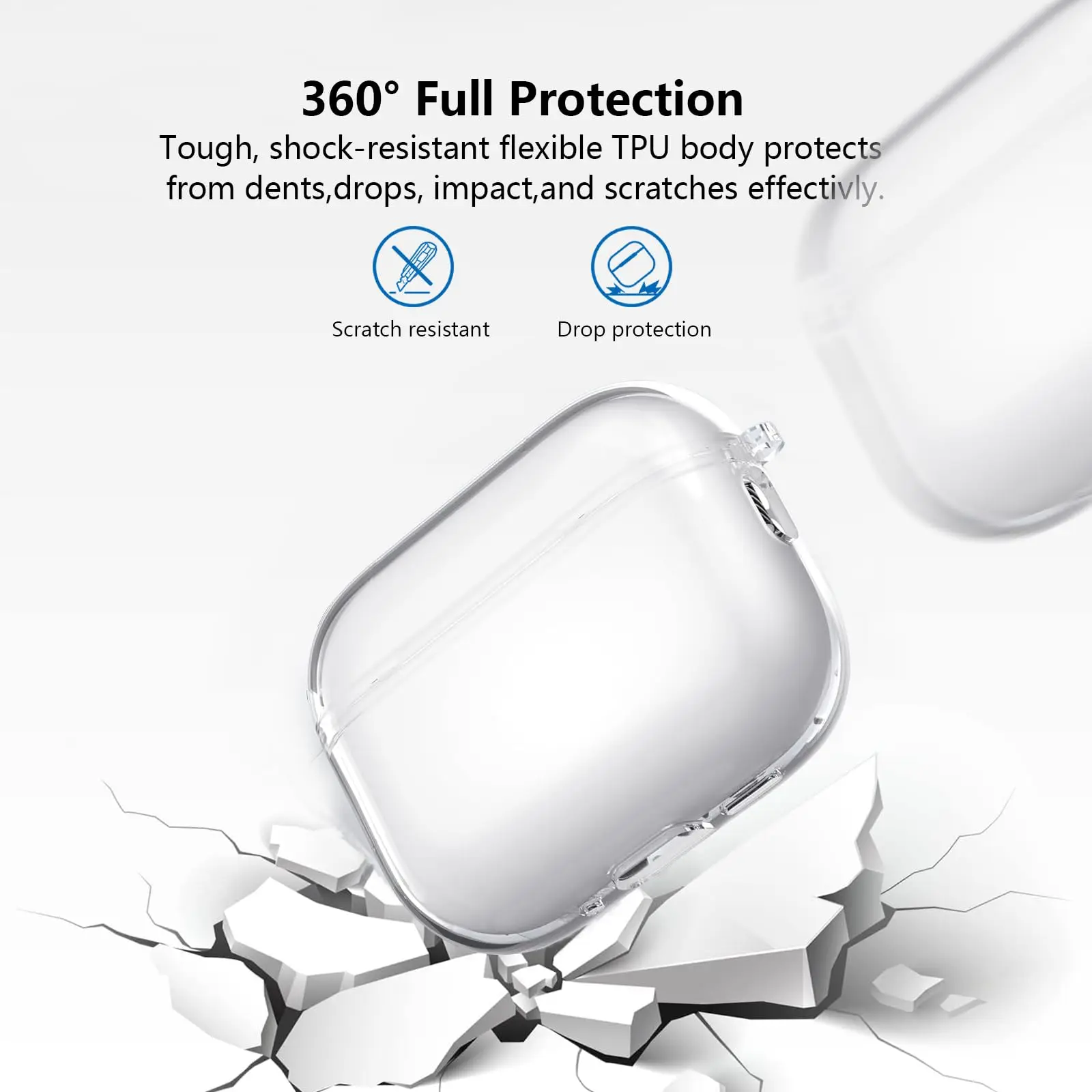 Sparkling Glitter Clear Case - Protective Soft TPU Cover