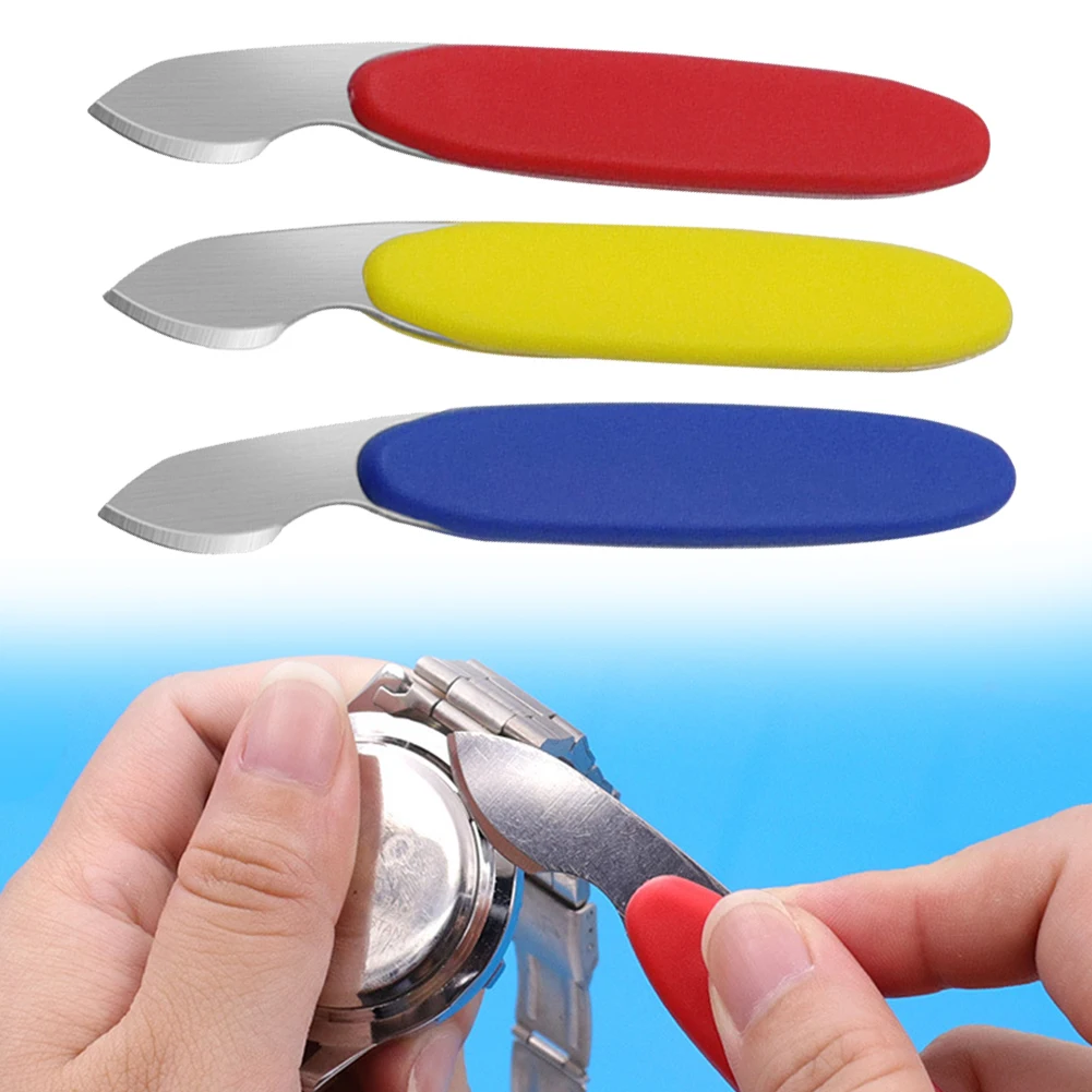 Watch Battery Back Cover Opener Pry Disassemble Watch Repair Hand Tool Manual Maintenance Tools Clock Cover Prying Tool watch opener tool