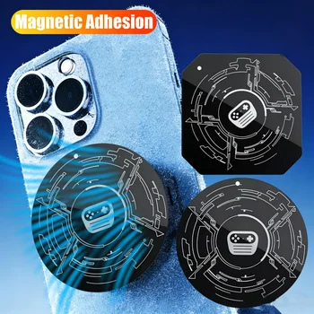 1/2/3PCS Ultra Thin Magnetic Cooling Stickers Heat Dissipation Patch Mobile Phones Heat Plate Cooling Radiator Stickers 1