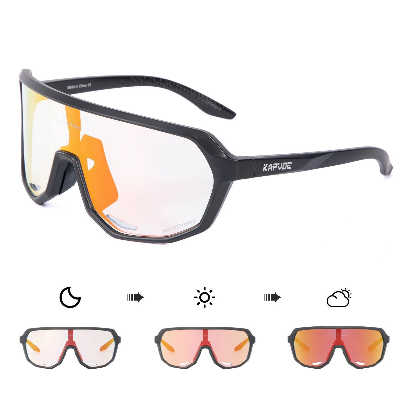 Mtb Glasses Photochromatic Man Photochromatic Cycling Glasses