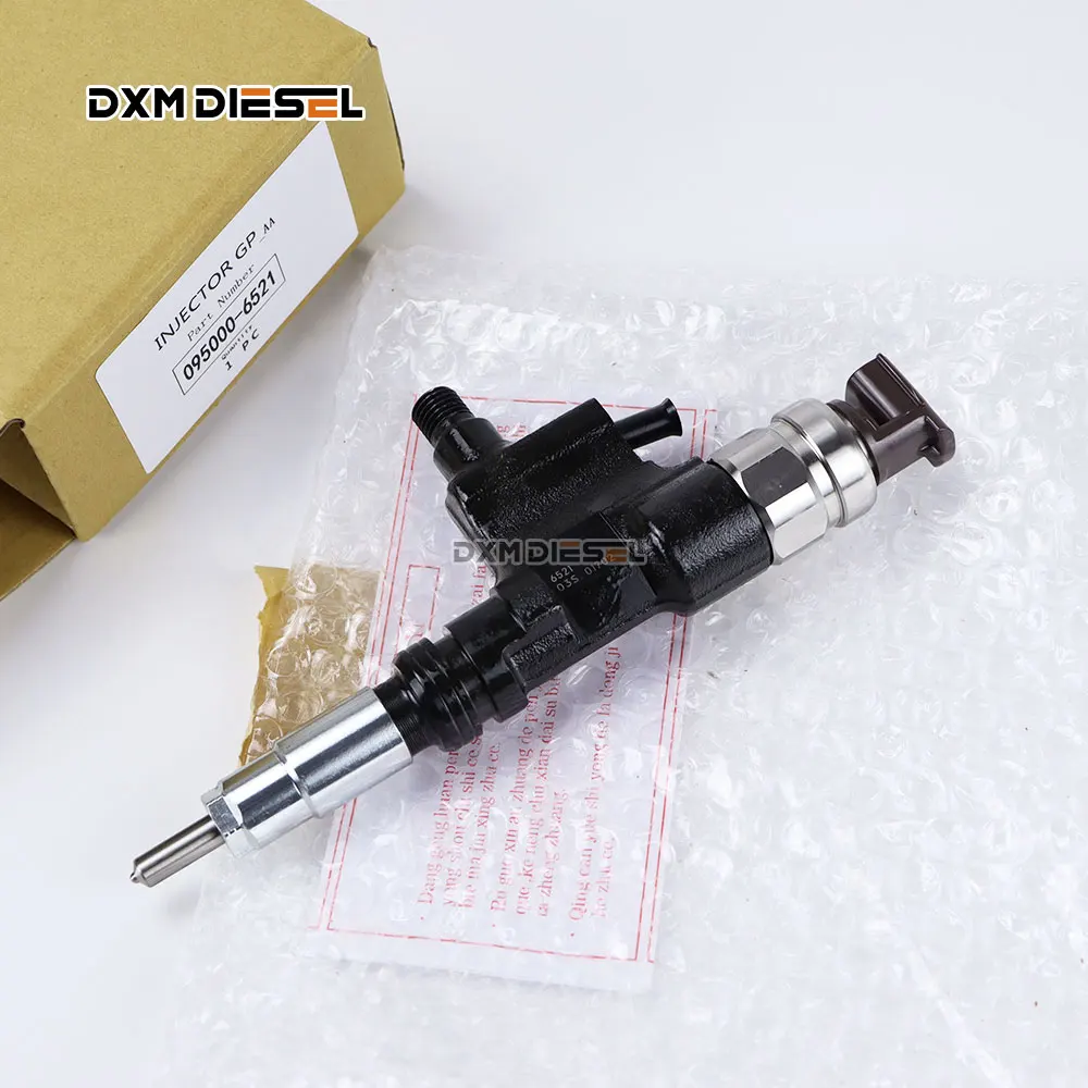 

common rail fuel injector 095000-6520 095000-6521 23670-79026 Fuel Injector Common Rail Injector for 200 N04C