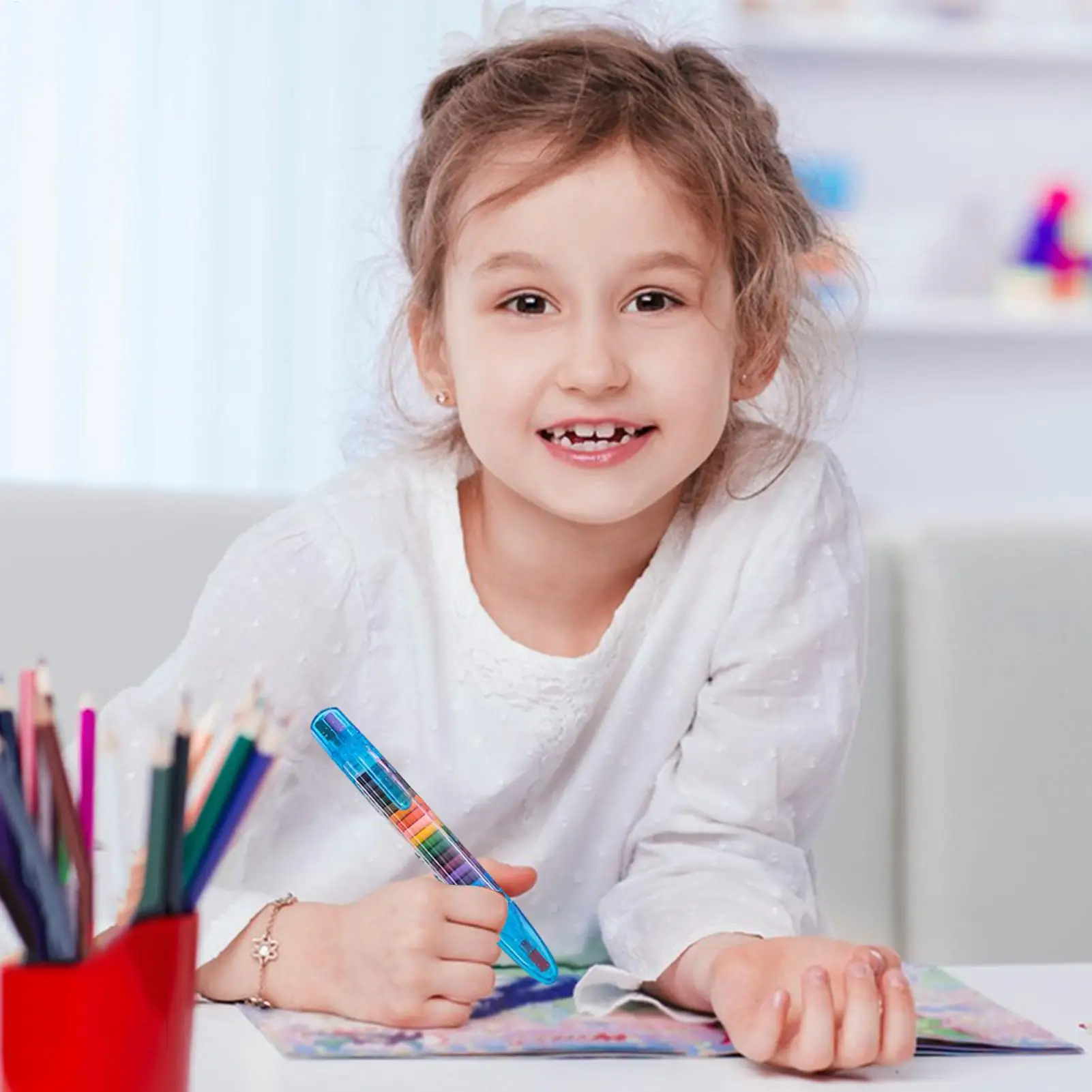 20Color Painting Crayons Portable Drawing Tools Perfect for School Art Drawing Creative Projects Rainbow Pens Children DIY Color - 2