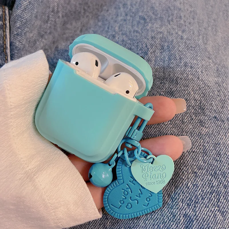 

Case for Apple AirPods 1 2 Pro 3rd Generation Case Silicone Cute with Keychain Fundas Earpods Soft Cover for AirPods Pro 2 Case