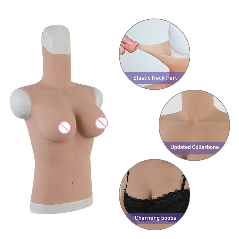 Roanyer Long C Cup Breast Forms for Crossdresser Fake Boobs Silicone Fake  Boobs Realistic Man's Chest Male to Female Drag Queen - AliExpress