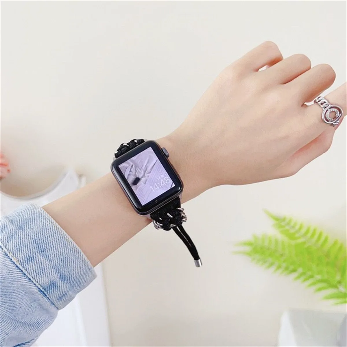 Cinturino per orologio in acciaio inossidabile per gioielli per iWatch serie 10/9/8/7/6/5 cinturino per orologio da polso alla moda 42/44/45/46/49 mm 38/40/41 mm_voghion.com