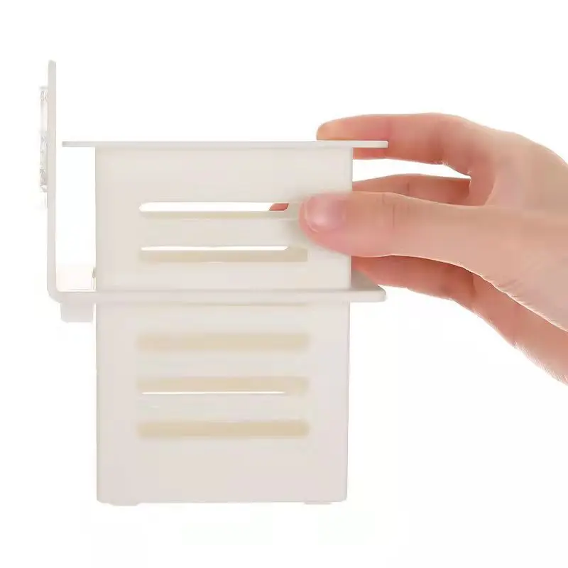 Toothbrush Holder Household Wall Self-adhesive Seamless Storage Rack Shaver Toothpaste Organizer Drain Shelf Bathroom Accessory 6