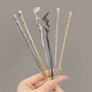 Elegant Metal Hair Sticks Vintage Chopstick Hairpins Women Hair Clip Pin Fashion Wedding Bridal Hair Accessories 1