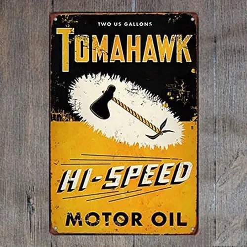

Металлический жестяной знак Декор железная живопись ферма Tomahawk Ферма Винтаж Арт Деко
