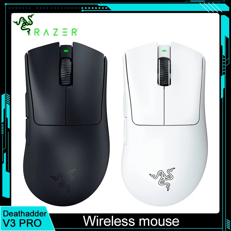 Deathadder v3 pro-ワイヤレスゲーミングマウス,超軽量 
