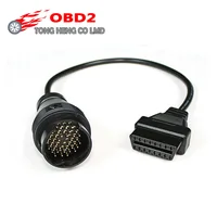 For BENZ 38Pin To OBD2 16Pin Diagnostic Adapter OBD2 Connector For MB 38 Pin To 16 Pin OBD2 Cable For MB Series 1