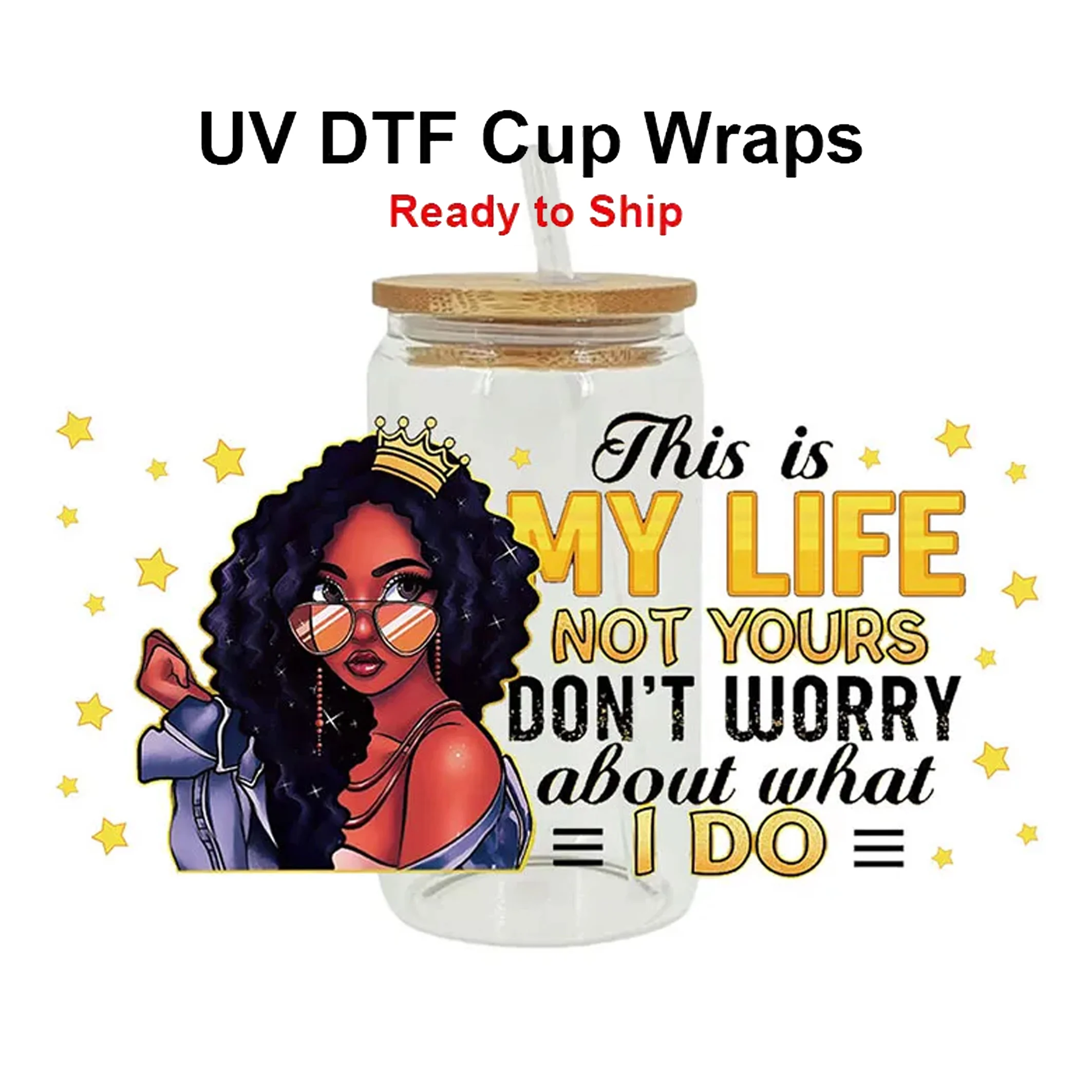 

3D UV DTF обертки, переводные наклейки для стеклянной чашки, сделай сам, водонепроницаемые оберточные переводки для кофе, чашки, пивные стаканы, кружки, оптовая продажа