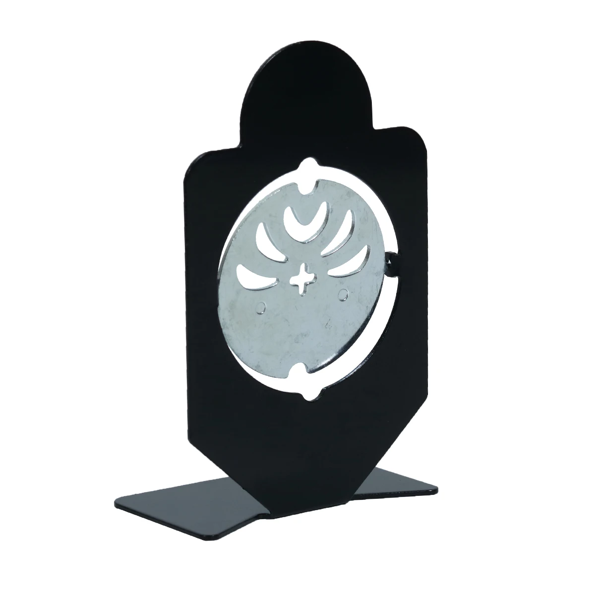 Aeg3pcs回転式ブルアイシューティングターゲットfixableステンレス鋼