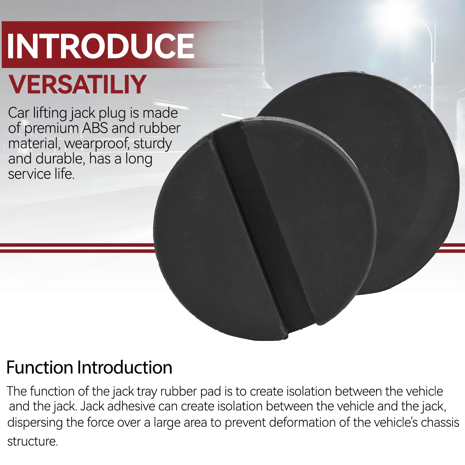 thumbnail image 2 of PLANGER Lofty Pad Jack Pad - Rubber Car Jack Pad For Mini & Opel Vehicles 2 of 11