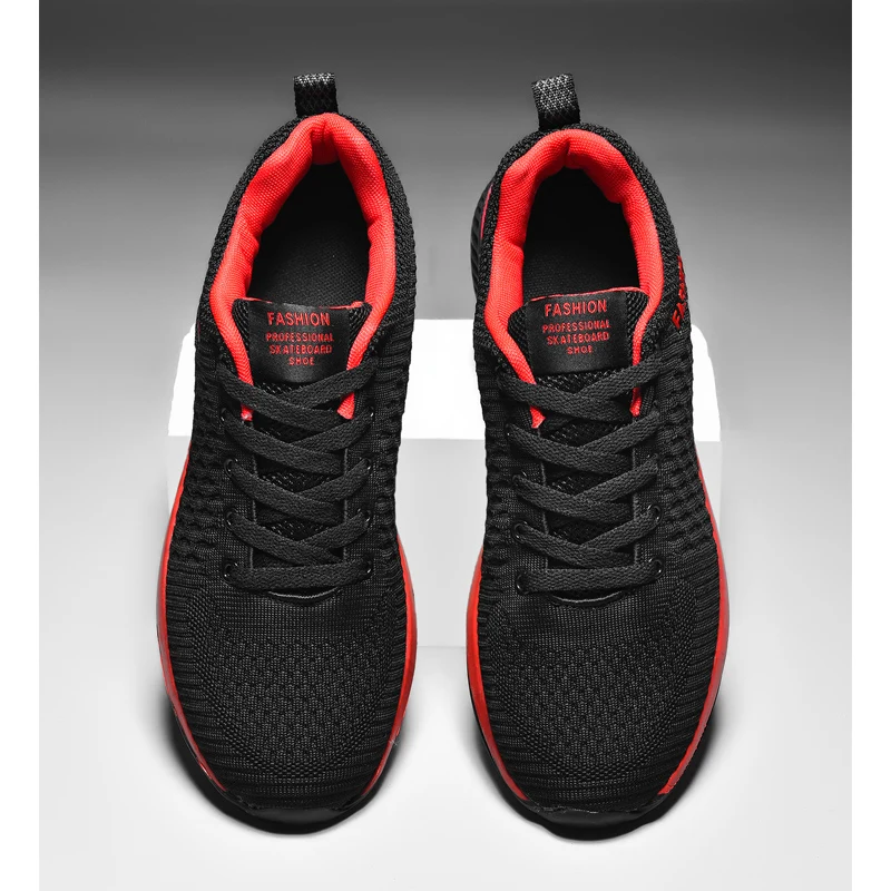 SU LAN-JIAO Ultralight Casual Breathable Jogging Sneakers Tenis Masculino Zapatillas Hombre Men's Shoes High Elastic MD Sole