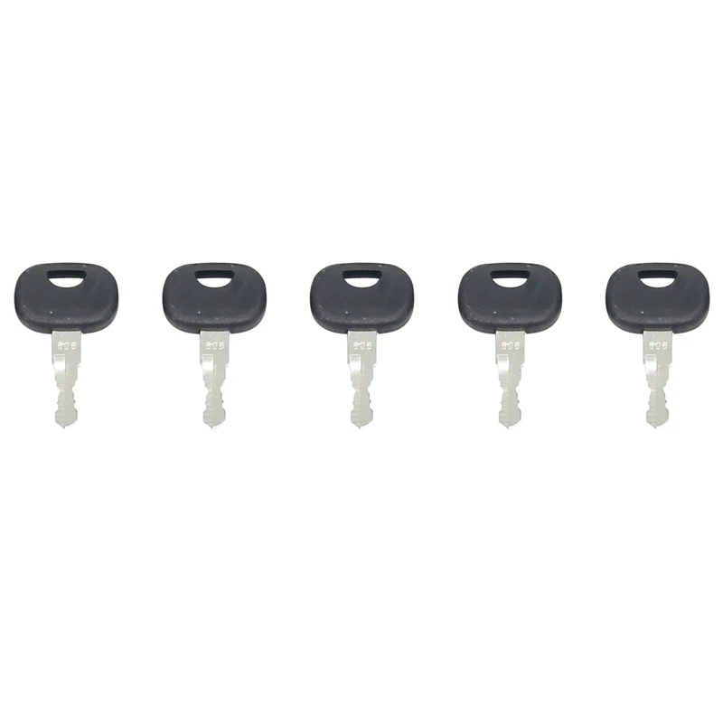 5Pcs Ignition Key 10221073 606 Compatible with Liebherr Compatible with John Deere Crawler Loader 605C 655C 755C 950C 1050C