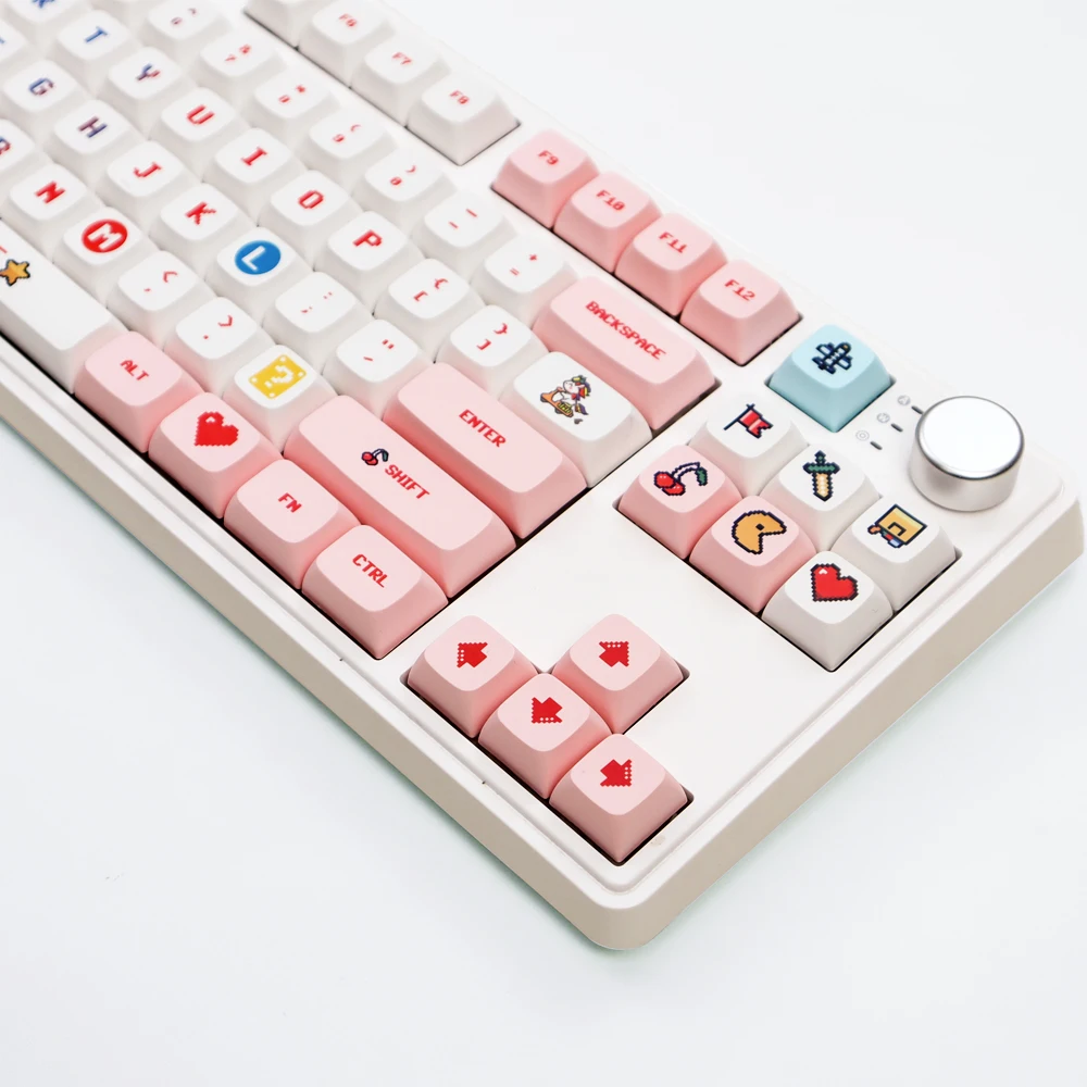 

124 Key Pixel Wars Theme PBT Keycaps For Gaming Mechanical Keyboard MX Switch XDA Profile Dye Sublimation Keycaps English Korean