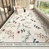 Mat for Balcony Waterproof Carpet Pvc Leather Non-slip Floor Mats Long Rug Elegant Floral Outdoor Home Decoration Rugs 발코니 카펫 3