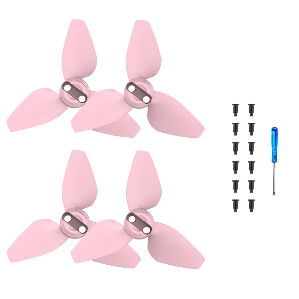 2 Pairs Propellers for DJI Neo Color Paddle Lightweight Drone Propeller Blade Kit Drone Wing Blade for DJI Neo Accessories