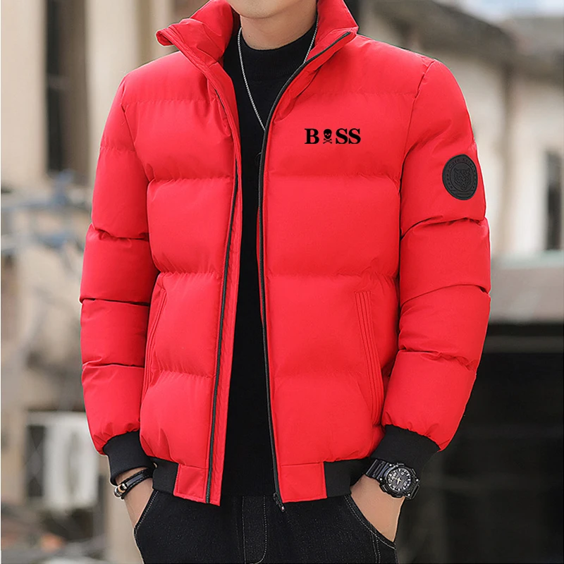 New parka jacket 2024 Men's winter and coat Cotton windproof thick thermal M-5XL