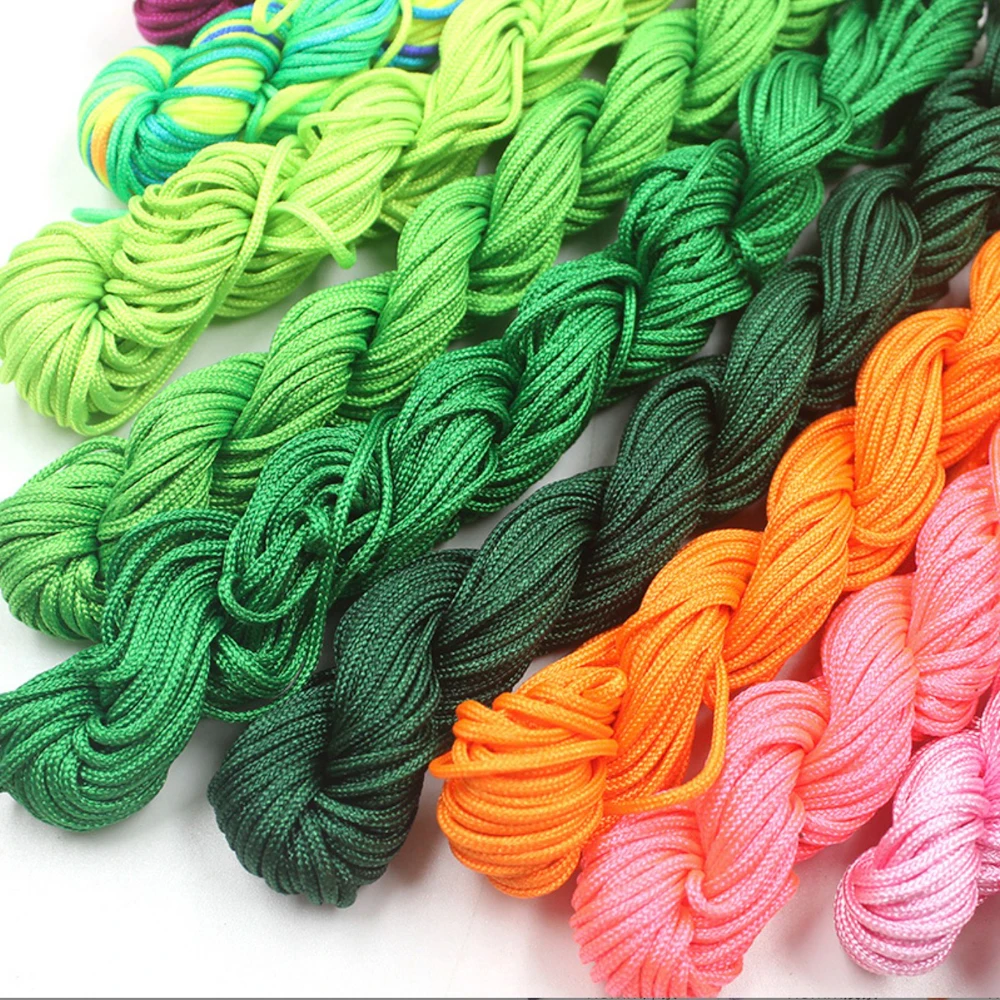 13 Meters 1.5mm Nylon Cord Thread Chinese Knot Line Macrame Cord