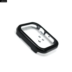 URVOI Premium Aluminum Alloy Apple Watch Metal Case with Glass Screen Protector for 42mm Series 123 (Black)