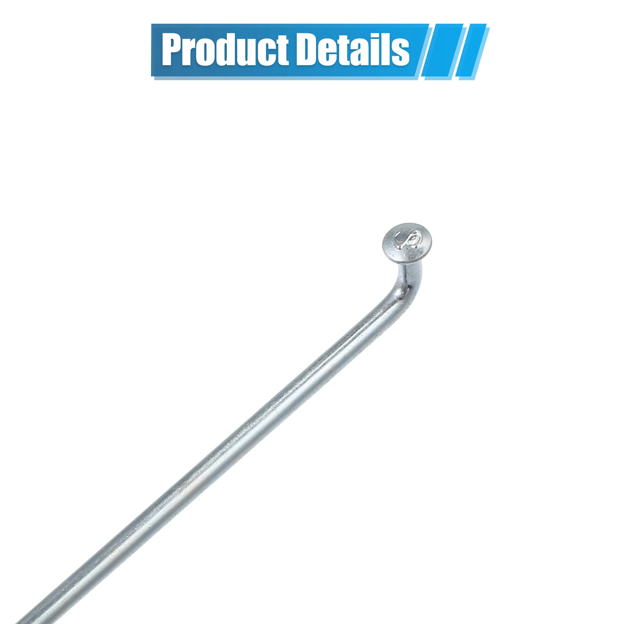 X autohaux 14G J Bend Bicycle Galvanized Spokes 296mm 290mm 260mm 255mm 220mm Bike Spoke with Brass Nipples Steel Spokes bike accessories bicycle spokes bike spokes nipples