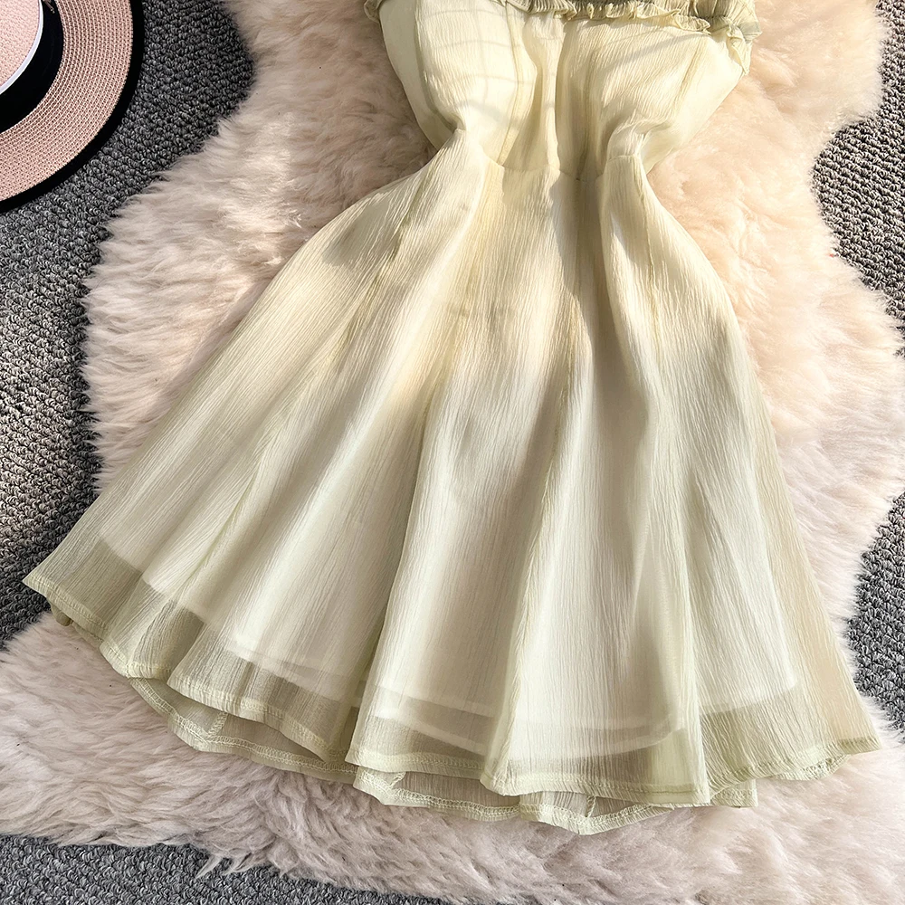 Summer Backless Slip Dress for Ladies Women Chic A-Line Sleeveless Mini  Dresses Elegant Temperament Fairy Frocks for 18-24Y - AliExpress 200000345