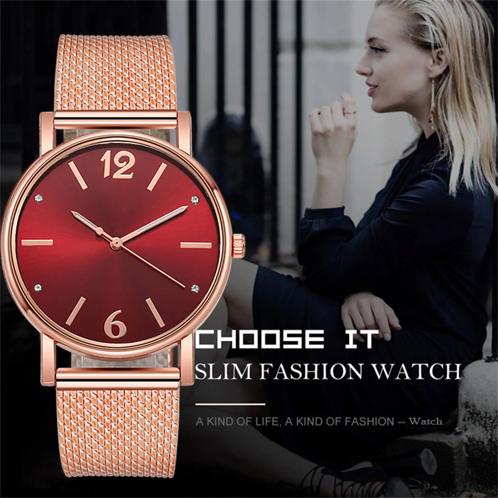 

Women Watch 2022 Fashion Mesh Strap Wrist Watch Minimalist Ladies Wristwatch Analog Quartz Watches Relogio Feminino Montre