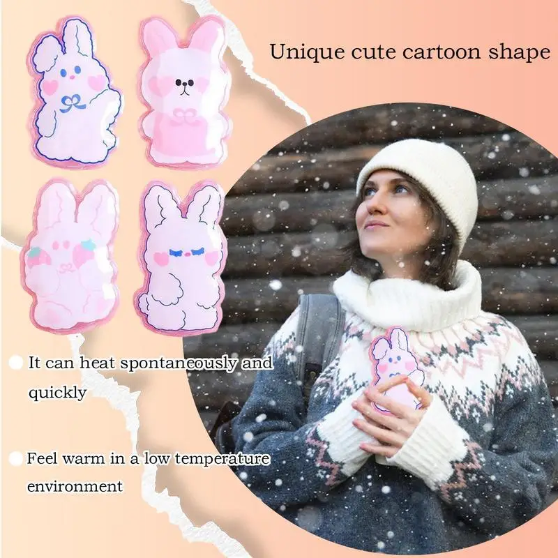 Non Electric Hand Warmers Snap Click Pocket Heater Hand Warmer Portable Exquisite Winter Handwarmer For Families Friends On